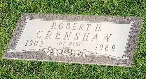 Single Granite Grave Marker (B1839)