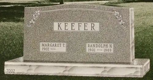 Companion Granite Headstone (EGA-7002-D)