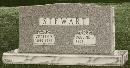 Companion Granite Headstone (EGA-7005-B)