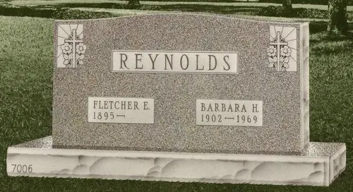 Companion Granite Headstone (EGA-7006)