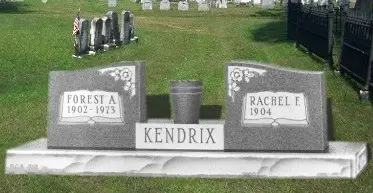 Granite Wing Headstone (EGA-717)