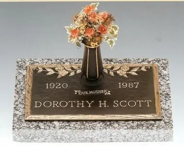 Dogwood Dynasty Memorial Bronze Grave Marker
