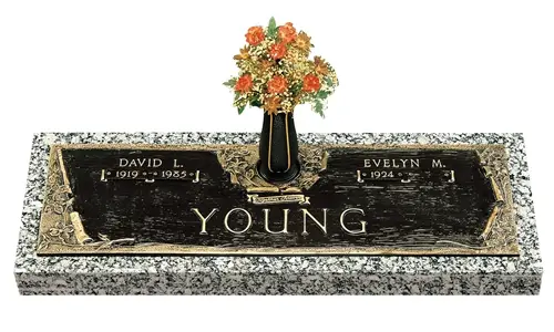 Dogwood Companion Memorial Bronze Grave Marker