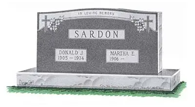 Companion Granite Headstone (SGI-1001)